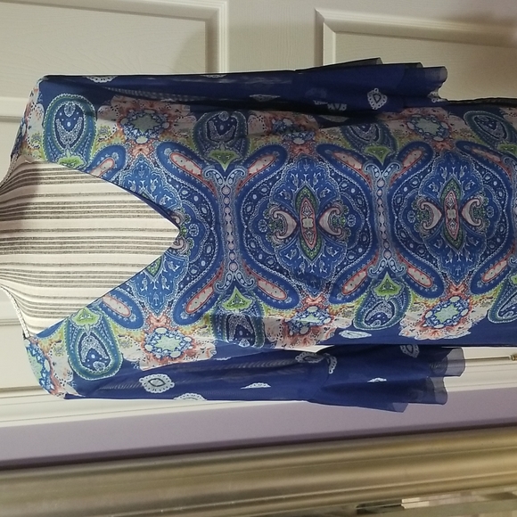 Harlow & Rose V neckline ,Ruffles sleeves  Tulle dress Size XL - Picture 3 of 12